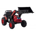 Vehicle Excavator Tractor Red