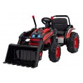 Vehicle Excavator Tractor Red