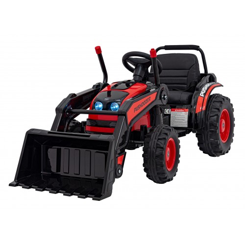 Vehicle Excavator Tractor Red