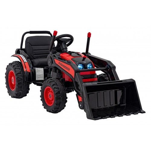 Vehicle Excavator Tractor Red