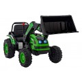 Vehicle Excavator Tractor Green