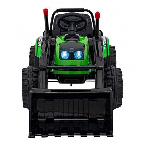 Vehicle Excavator Tractor Green