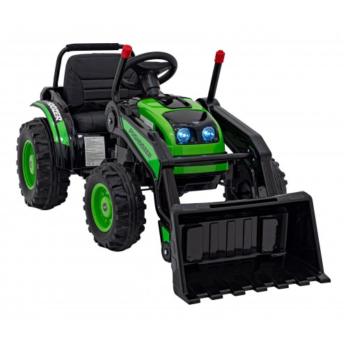 Vehicle Excavator Tractor Green