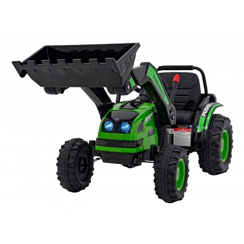 Vehicle Excavator Tractor Green