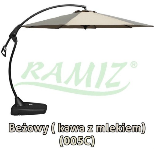Ekskluzywny Parasol Ogrodowy 350cm Beż