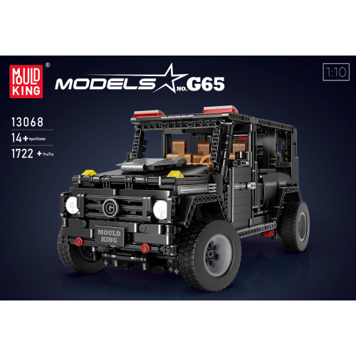 Off-road Car Block Set 1722 pcs. Black