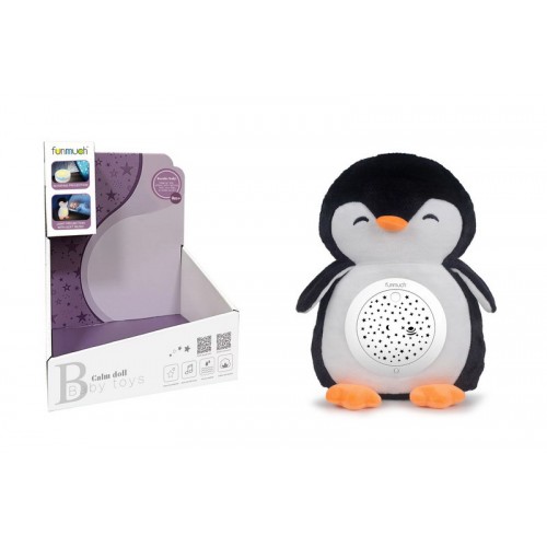 Penguin With Sound and Light Function