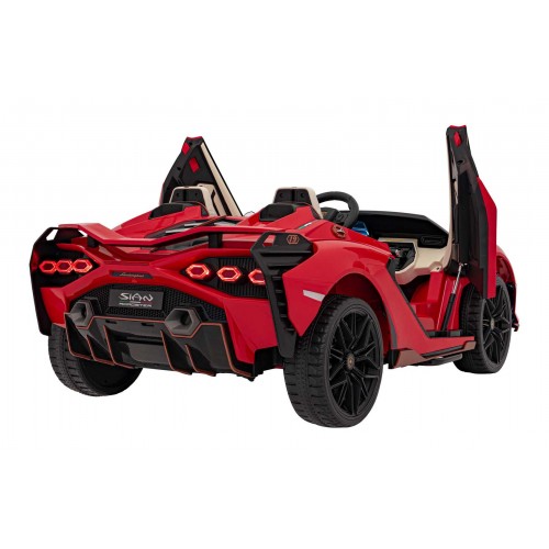 Lamborghini SIAN vehicle Red