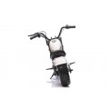 Motorcycle Chopper Warrior vehicle White