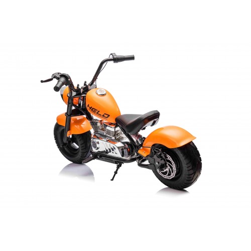 Motorcycle Chopper Warrior vehicle Orange