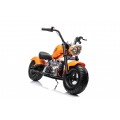 Motorcycle Chopper Warrior vehicle Orange