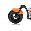 Motorcycle Chopper Warrior vehicle Orange