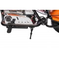 Motorcycle Chopper Warrior vehicle Orange