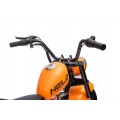 Motorcycle Chopper Warrior vehicle Orange