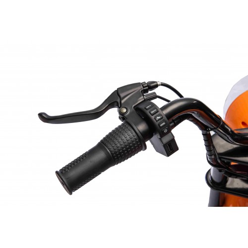 Motorcycle Chopper Warrior vehicle Orange