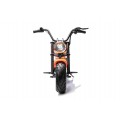 Motorcycle Chopper Warrior vehicle Orange