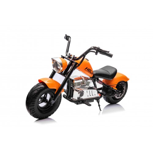 Motorcycle Chopper Warrior vehicle Orange