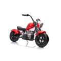 Motorcycle Chopper Warrior vehicle Red