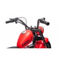 Motorcycle Chopper Warrior vehicle Red