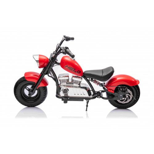 Motorcycle Chopper Warrior vehicle Red