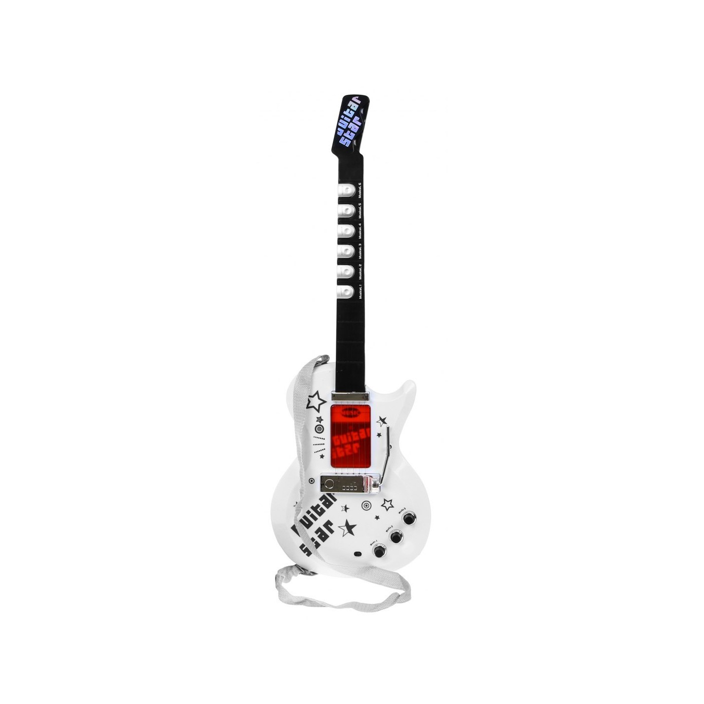 Electric Guitar Stand Microphone White | Ramizb2b.com