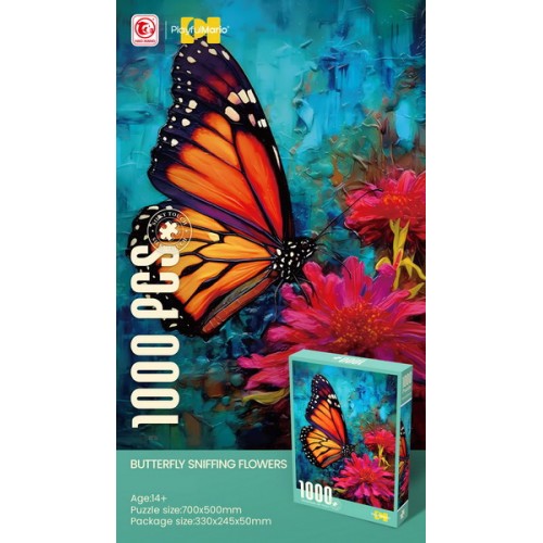 Puzzle 1000 pieces. Butterfly