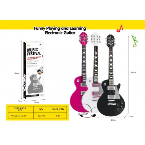 Guitar + Microphone Set Pink