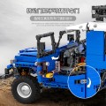 Set of 2087 Off-road Vehicle Building Blocks Blue