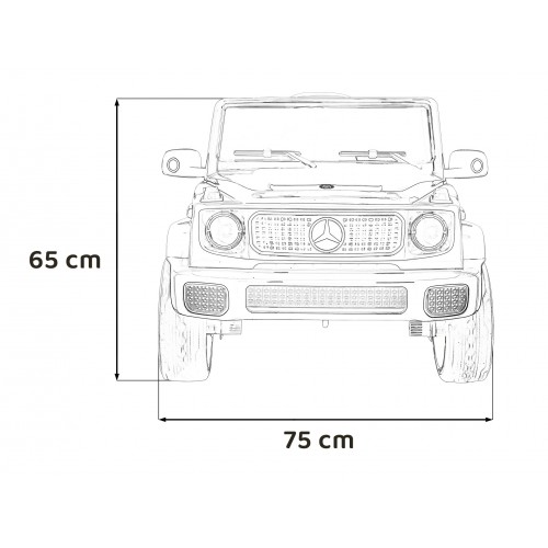 Mercedes Benz EQG vehicle White