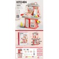 Kitchen Kitchenette with Sound Function 35 pcs. Pink