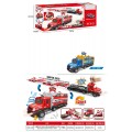 2in1 Launcher Truck + Accessories Blue