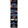 Blue Truck Building Blocks Set 839 pcs.