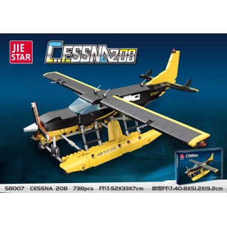 Cessna 208 738 pcs Airplane Building Kit