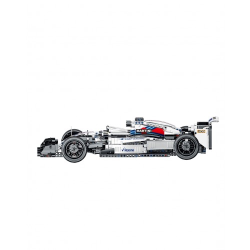 F1 Race Car Brick Set White 1152pcs.