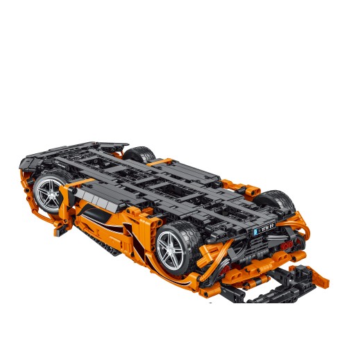 Orange Sports Car Building Blocks Set 1397 pcs.