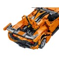 Orange Sports Car Building Blocks Set 1397 pcs.