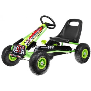 Go-kart AIR Green Pedals