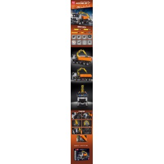 Truck Block Set with HDS 2970 pieces.