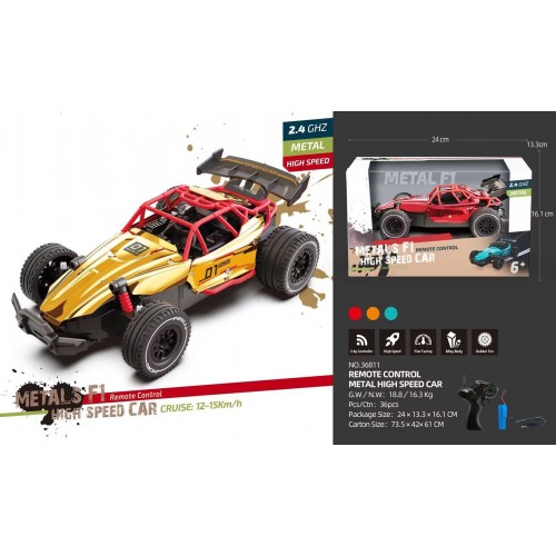 Metal Car RACING 01 Gold R/C