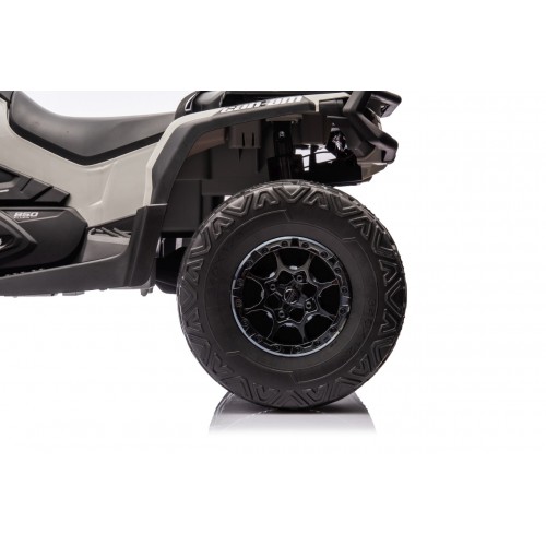 Quad Can Am Outlander ATV with Remote Control Gray