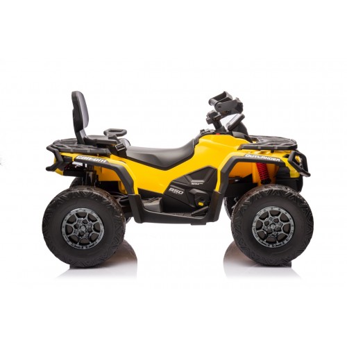 Quad Can Am Outlander ATV with Remote Control Yellow