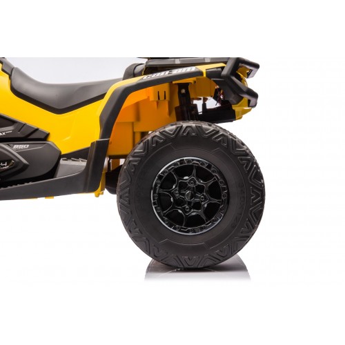 Quad Can Am Outlander ATV with Remote Control Yellow