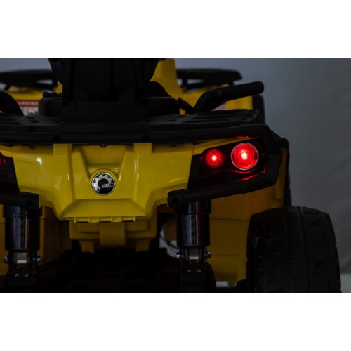 Quad Can Am Outlander ATV with Remote Control Yellow