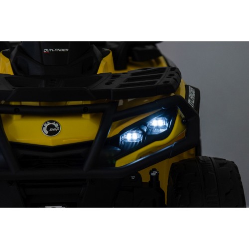 Quad Can Am Outlander ATV with Remote Control Yellow