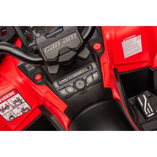 Quad Can Am Outlander ATV with Remote Control Red