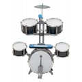 Huge Drum Set with Keyboard Black