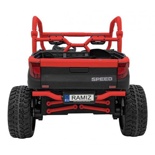 Vehicle Farmer Truck UTV Racing Red