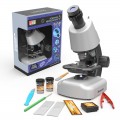 White Microscope + Test Tubes and Accessories