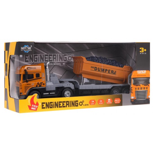 Construction Vehicle Tipper with Lights and Sounds Function