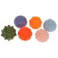 Set of Sensory Balls 6 pieces.